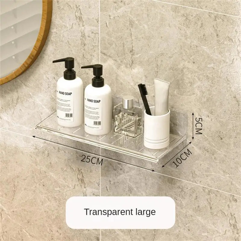 Bathroom Storage Rack Cosmetic Cotton Display Mirror Cabinet Storage Universal Storage Environmentally Friendly Material