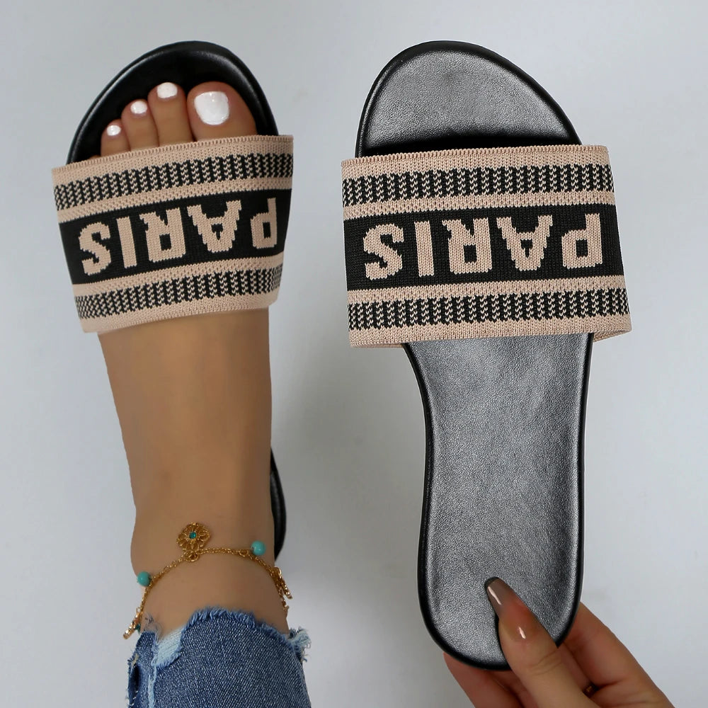 Slippers for Women Shoes Summer Sandals Ladies Casual Slides Women Beach Slippers Flats Woman Designer Shoes Zapatos De Mujer
