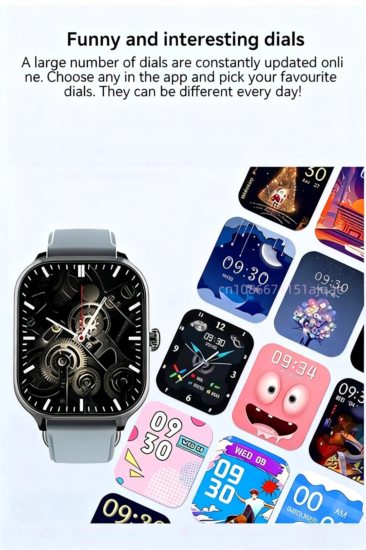 PHONEPACE H9 Intelligent Watch Bluetooth Call Remote Photography Sleep Monitoring Multiple Sports Modes Heart Rate Blood