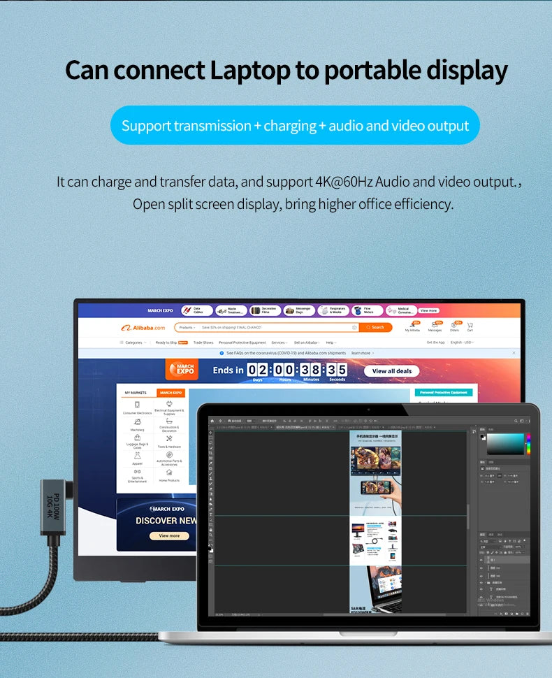 7M 6M 5M For Oculus Quest 2 Link Cable USB3.2 Quick Charge Cables For Quest2 VR Data Fast Charges VR Headset Accessories