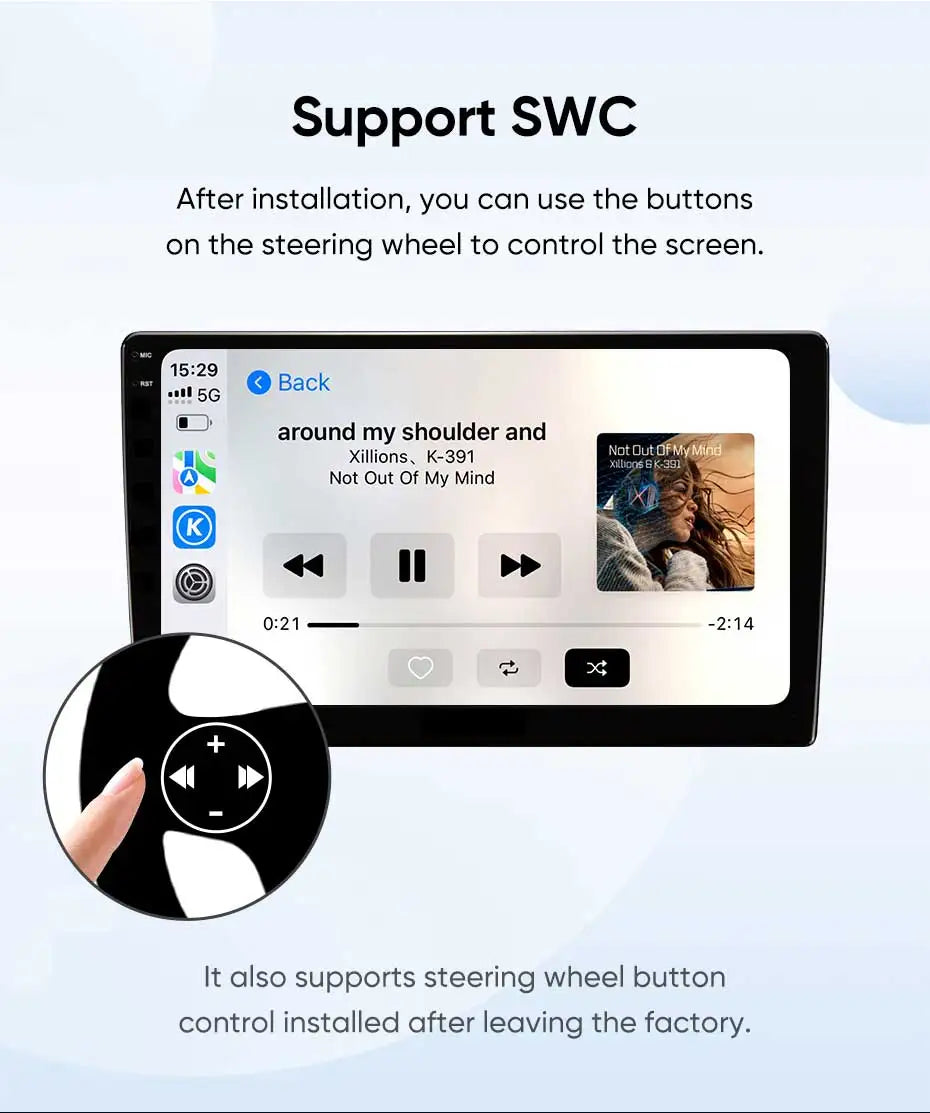 Android 15 For Benz SLK-Class R171 2004 - 2011 2K QLED Android Car Radio Multimedia Video Player GPS stereo CarPlay Head Unit 4G