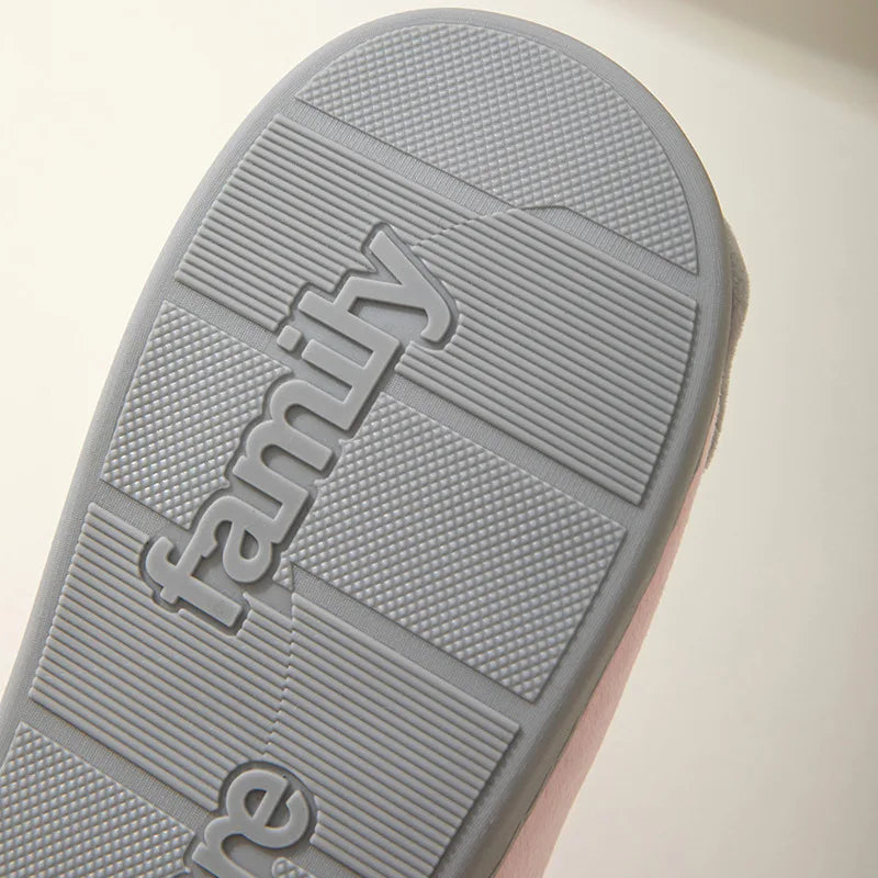 Cotton slippers women's autumn and winter new cartoon lucky cat Korean version cute warm indoor home