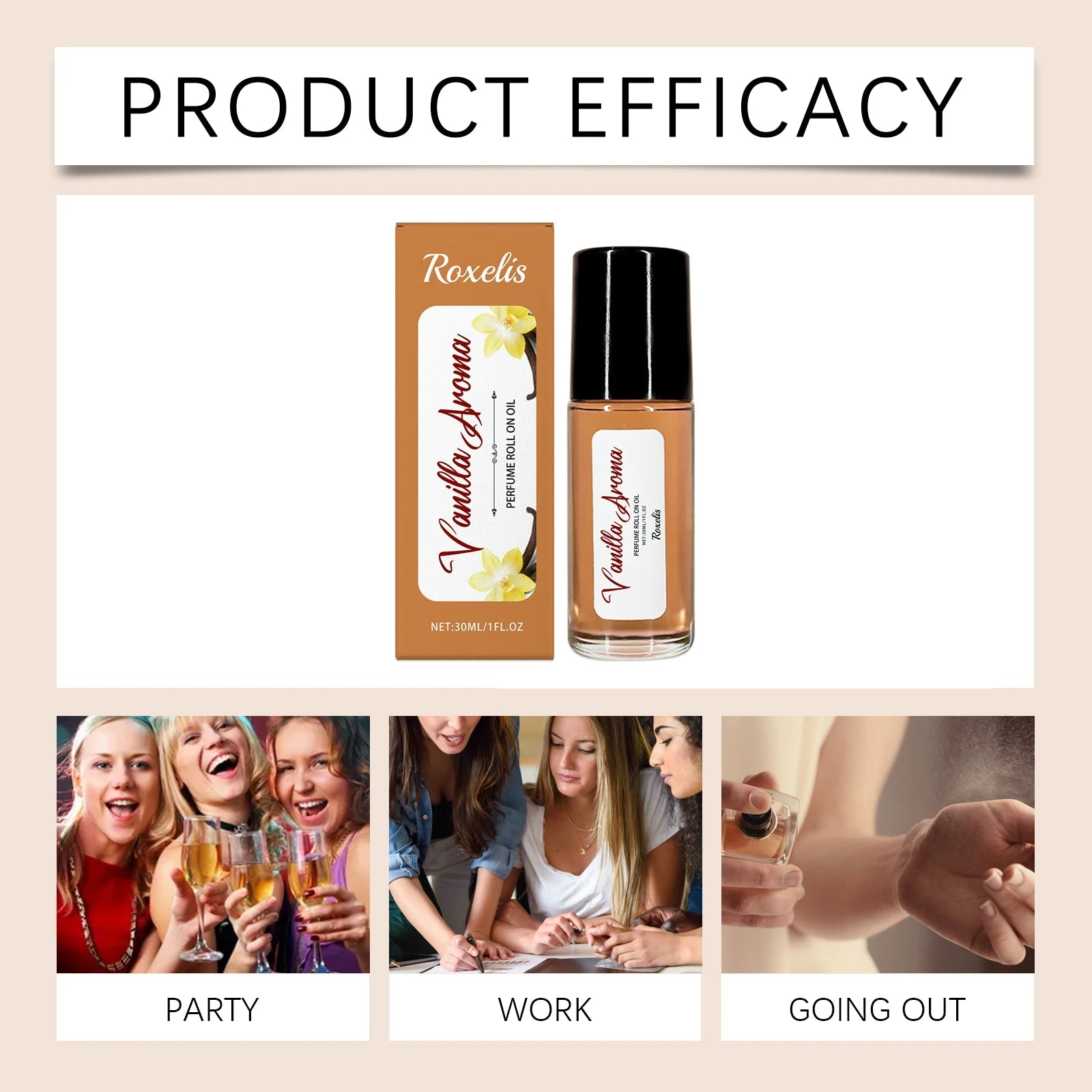 Women Pheromone Perfume Floral Scent All Day Fresh Long Lasting Fragrance Daily Dating Flirting Encourage Vanilla Roller Perfums SwiftNest