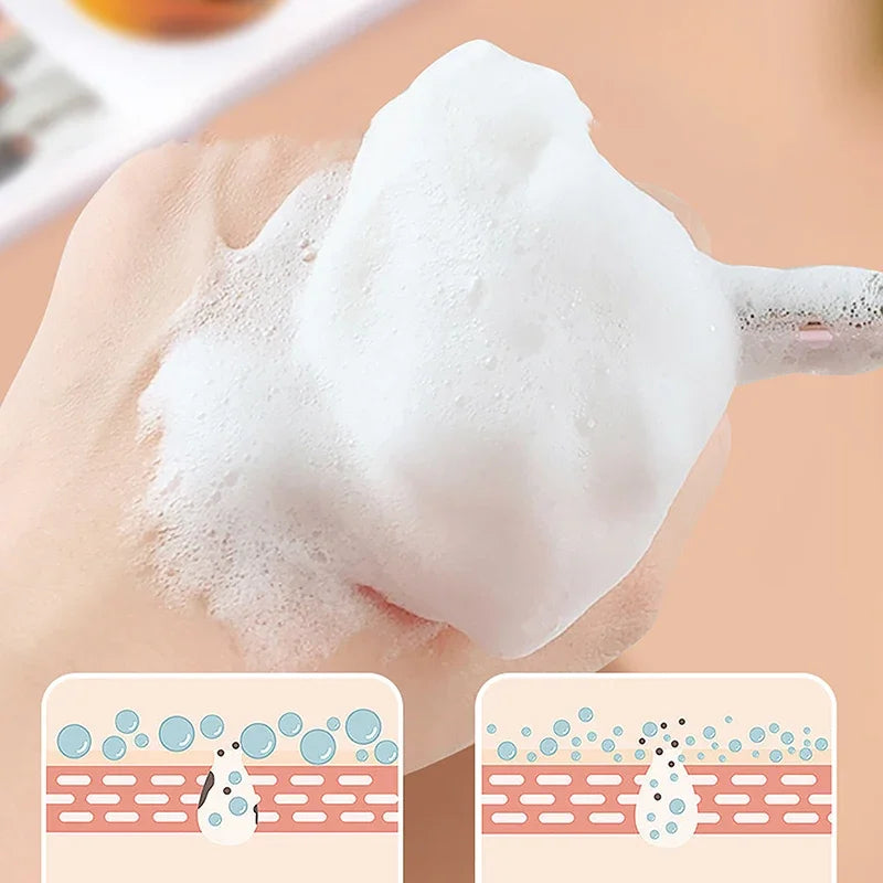 1Pc DIY Facial Cleanser Brush Soft Hair Face Massage Wash Brush Face Mask Brush Portable Skin Care Beauty Makeup Tool