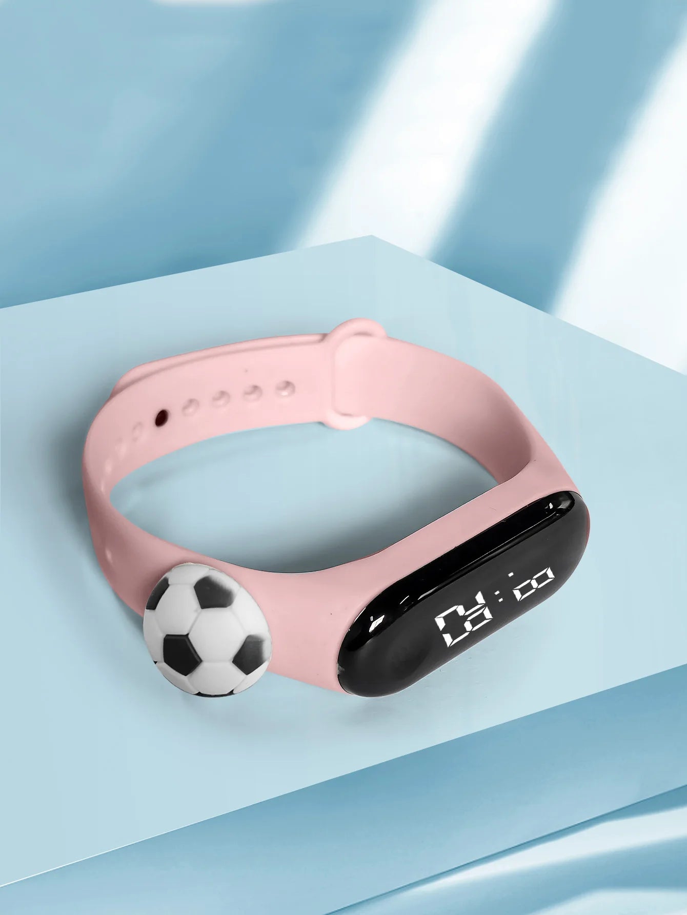 New Children's Outdoor Sports Watch Bracelet Simple Cartoon Football Student Electronic Watch Children's Festival Gift
