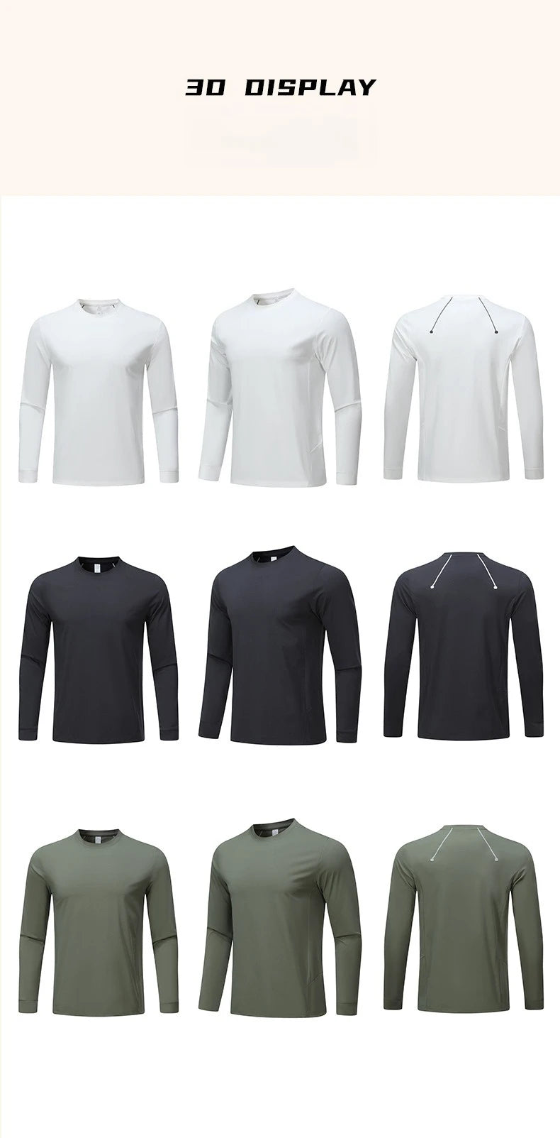 New Creative Outdoor Sports T-shirt Men's Bottom Round Neck Top Loose Casual Wear Tops Running Fitness Training Clothes