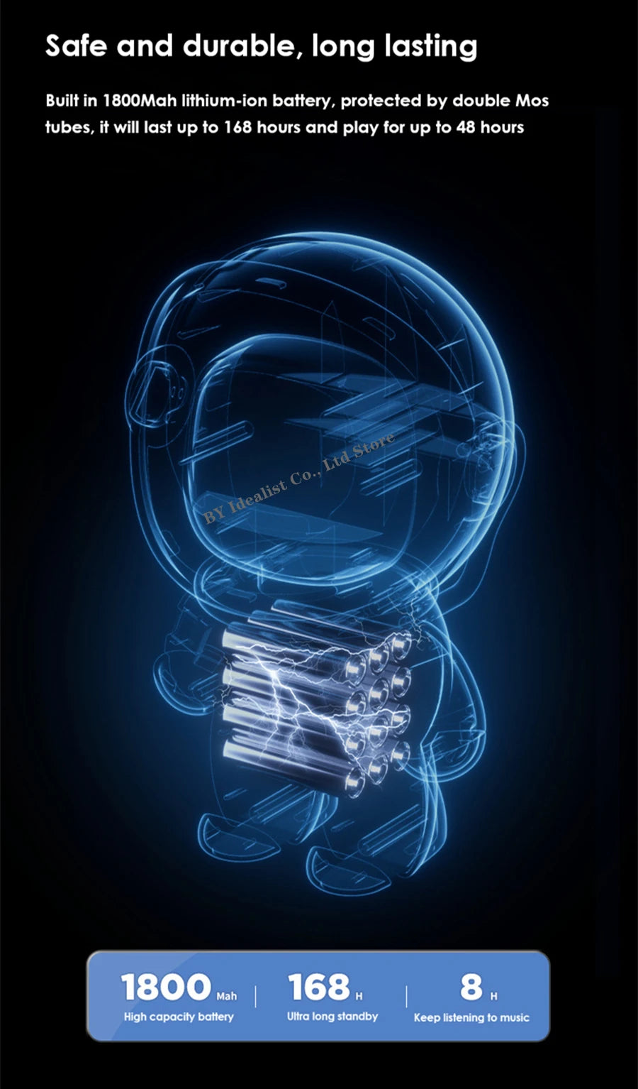 مكبر صوت بلوتوث رائد فضاء لاسلكي صغير محمول ذكي مكبرات صوت ستيريو باس راديو FM مضخم صوت مكبر صوت موسيقى