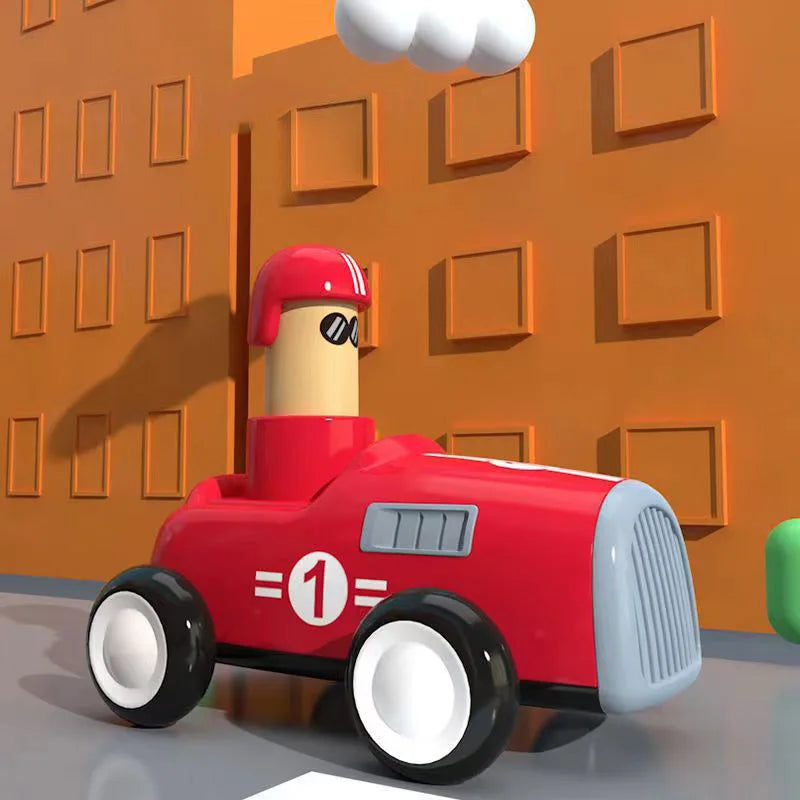 Children Toys Cars Toys for Boys 1 2 3 Ages Cartoon Inertia Press and Go Cars Toys for Kids Pull Back Fire Engine Toy Baby Gifts