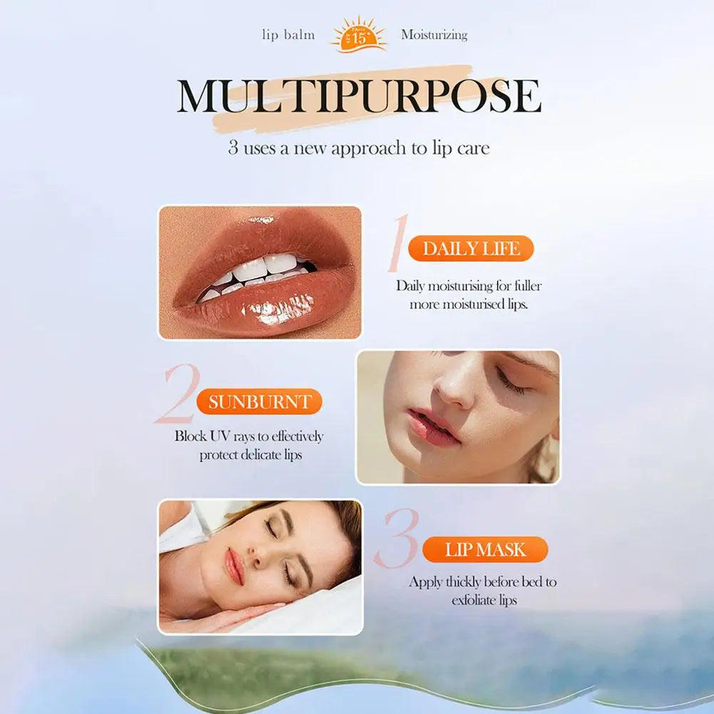 Hyaluronic Acid Lipstick Lips long-lasting Moisturizing Nourishing Soothing Dryness Brightening Lip Balm Beauty Skin Care