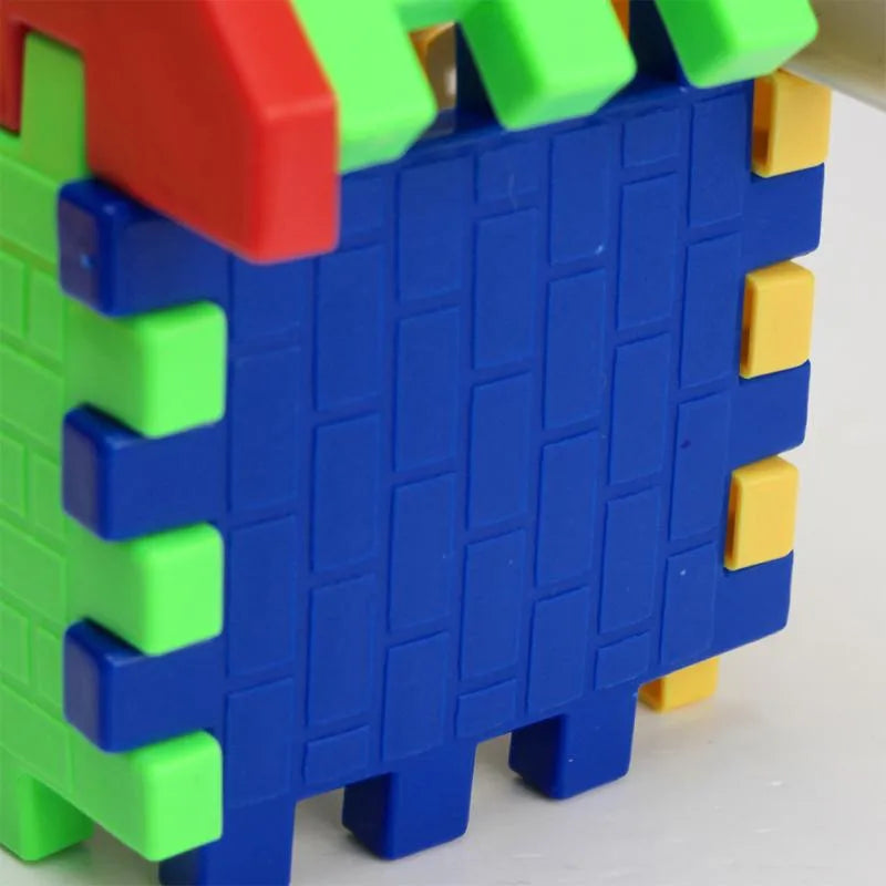 2025 Best DIY Gift Toy for Girls 24 PCS/set Plastic Small Pieces Kids Learning Blocks Shapes Building Blocks Toys Development