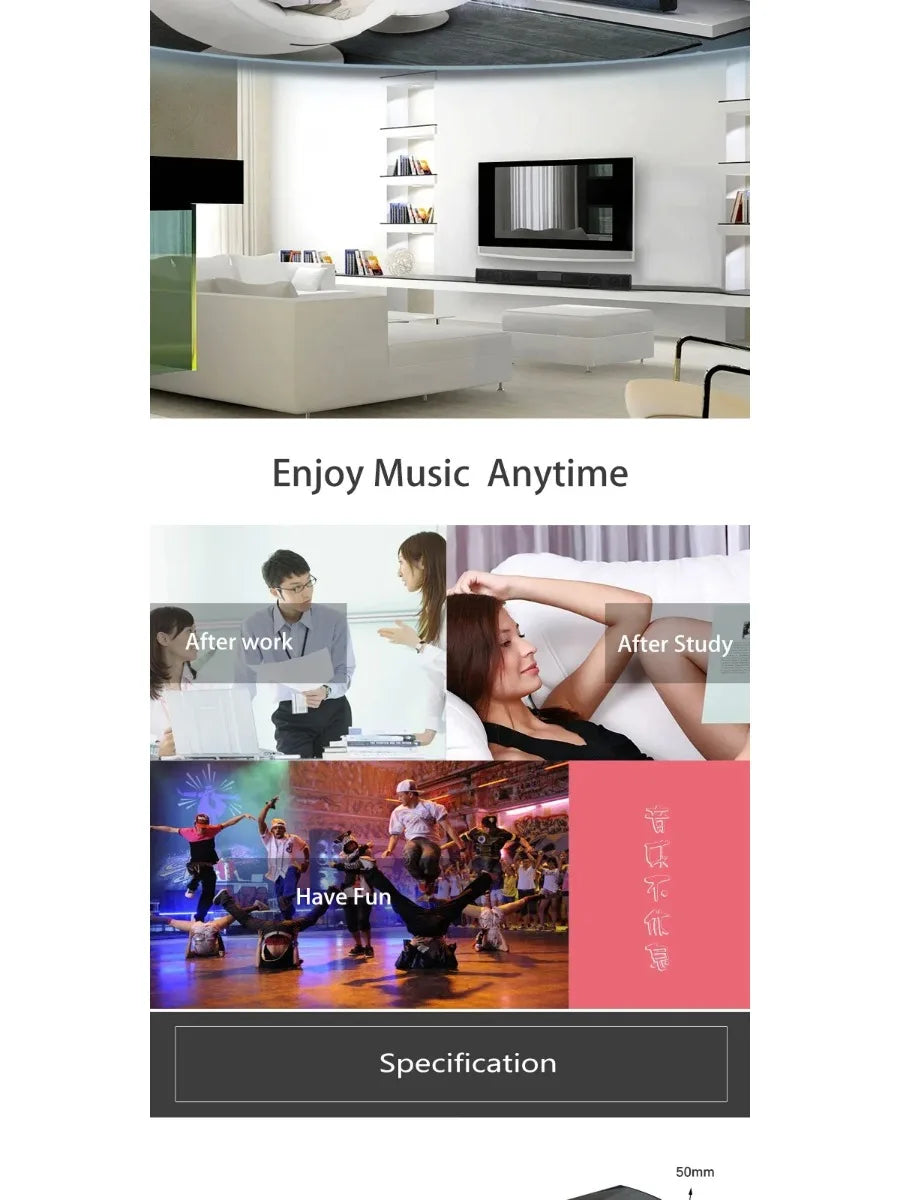 Powerful Wireless Bluetooth Speaker for Home Theater Computer TV Car Sound Box Soundbar Heavy Bass Subwoofer Radio Caixa De Som