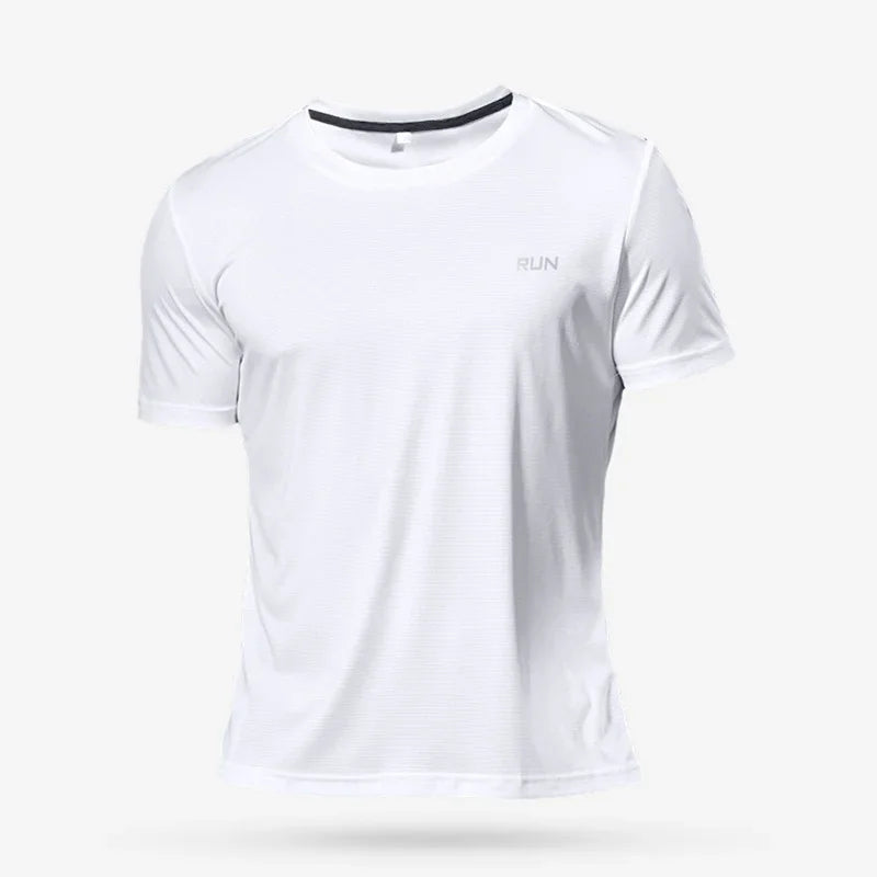 Summer Short-sleeved Sports Shirts, Multi-color Outdoor Fitness Clothing, Men's 3D T-shirts, Running Breathable Quick-drying Top