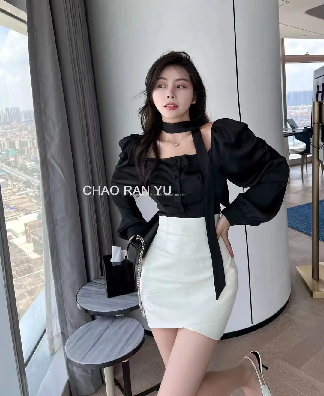 Women Clothing 2025 Autumn Korean Fashion Sexy Irregular Bodycon Mini Skirts Female High Waist Solid PU Leather Skirt Y2K Faldas