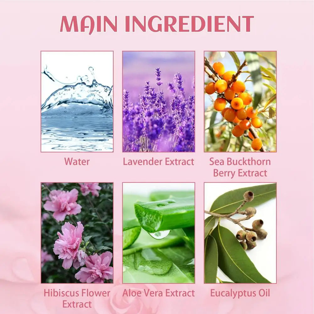 بخاخ طبيعي للأجزاء الحساسة للنساء، يقلل من الرائحة، مرطب للعناية بالمهبل، مزيل للعرق مهبلي أنثوي للجزء الحميم