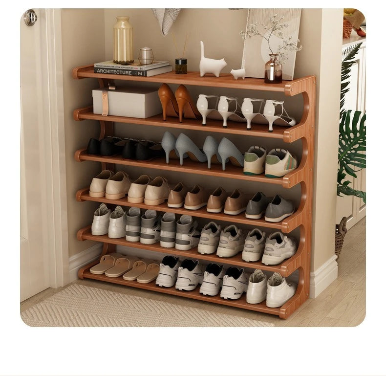 Shoe rack Dormitory Home Multi story Small Narrow Rental Room Dustproof Simple Rack Storage Dormitory Storage Rack Space Shoe Ca