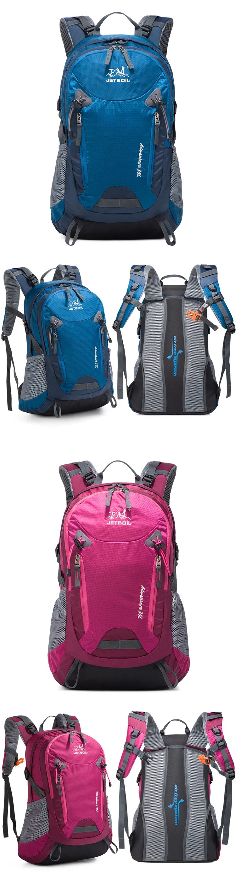 Outdoor Sports 35L bag Hiking Daypacks Men Women Camping Hiking Backpacks