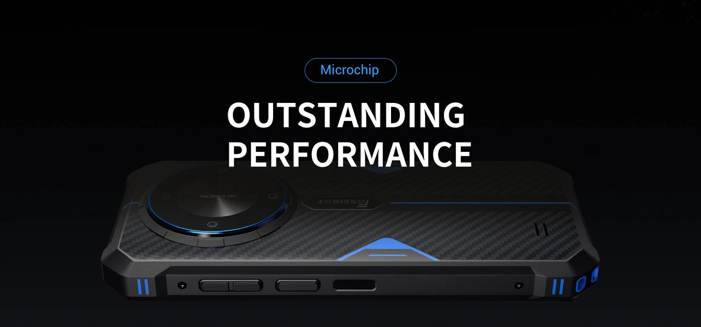 [العرض العالمي الأول] هاتف FOSSiBOT F105 الذكي المتين بنظام تشغيل أندرويد 14 وذاكرة وصول عشوائي 12 جيجابايت وذاكرة داخلية 64 جيجابايت وكاميرا 20 ميجابكسل وشاشة 6.745 بوصة عالية الدقة وشاشة IPS