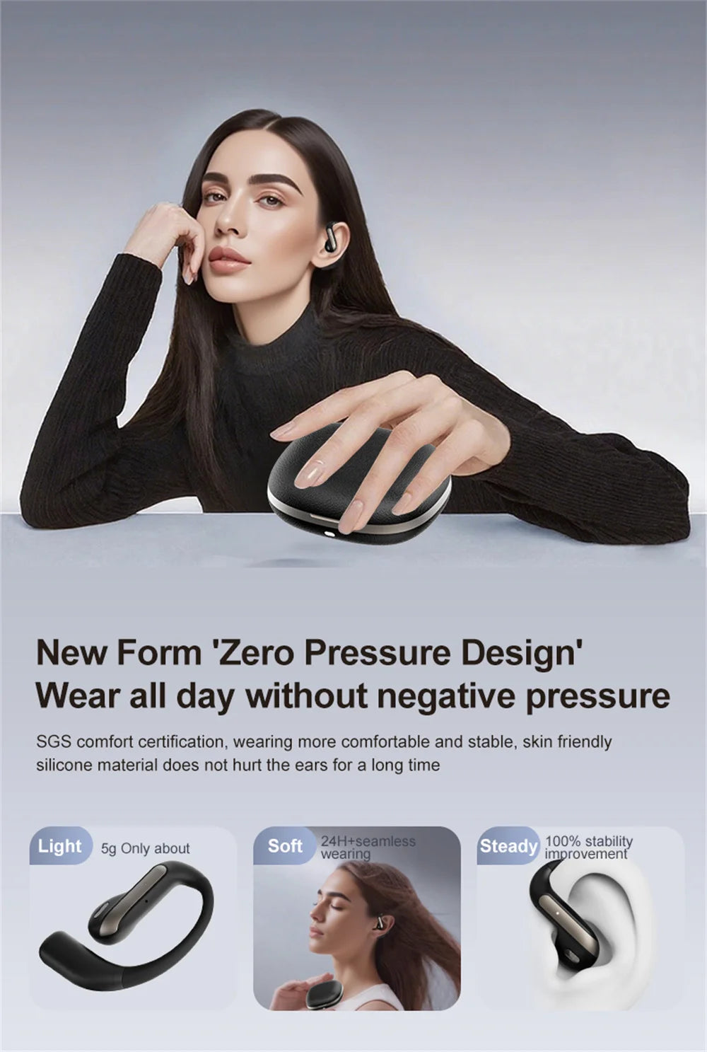 Smart Translation Headsets 144 Languages Real Time Translator Earbuds Wireless Bluetooth Headphones For Travel Business Learning