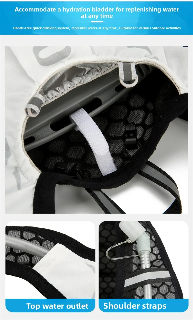 Outdoor sports water bag, hiking, running, cycling, backpack, off-road hiking backpack, water bag package