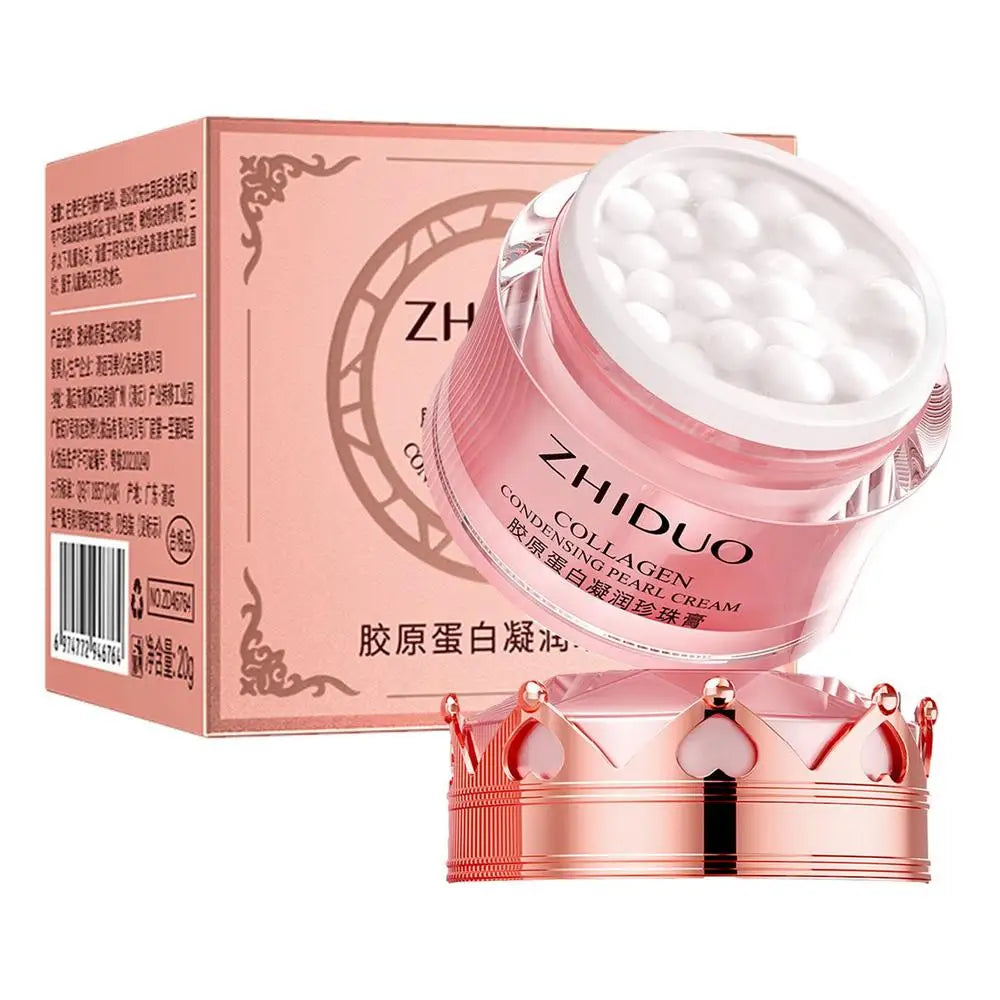 Collagen Moisturizing Pearl Cream Facial Moisturizer Face Care Product Deep Moisturizing Skin Softening Moisturizing Cream
