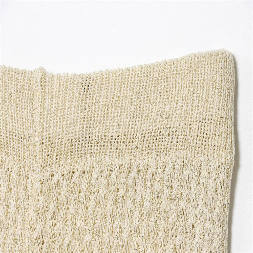 New European and American style women's clothing, lazy and fashionable, with metallic lines and waist cinched tops and pants SwiftNest