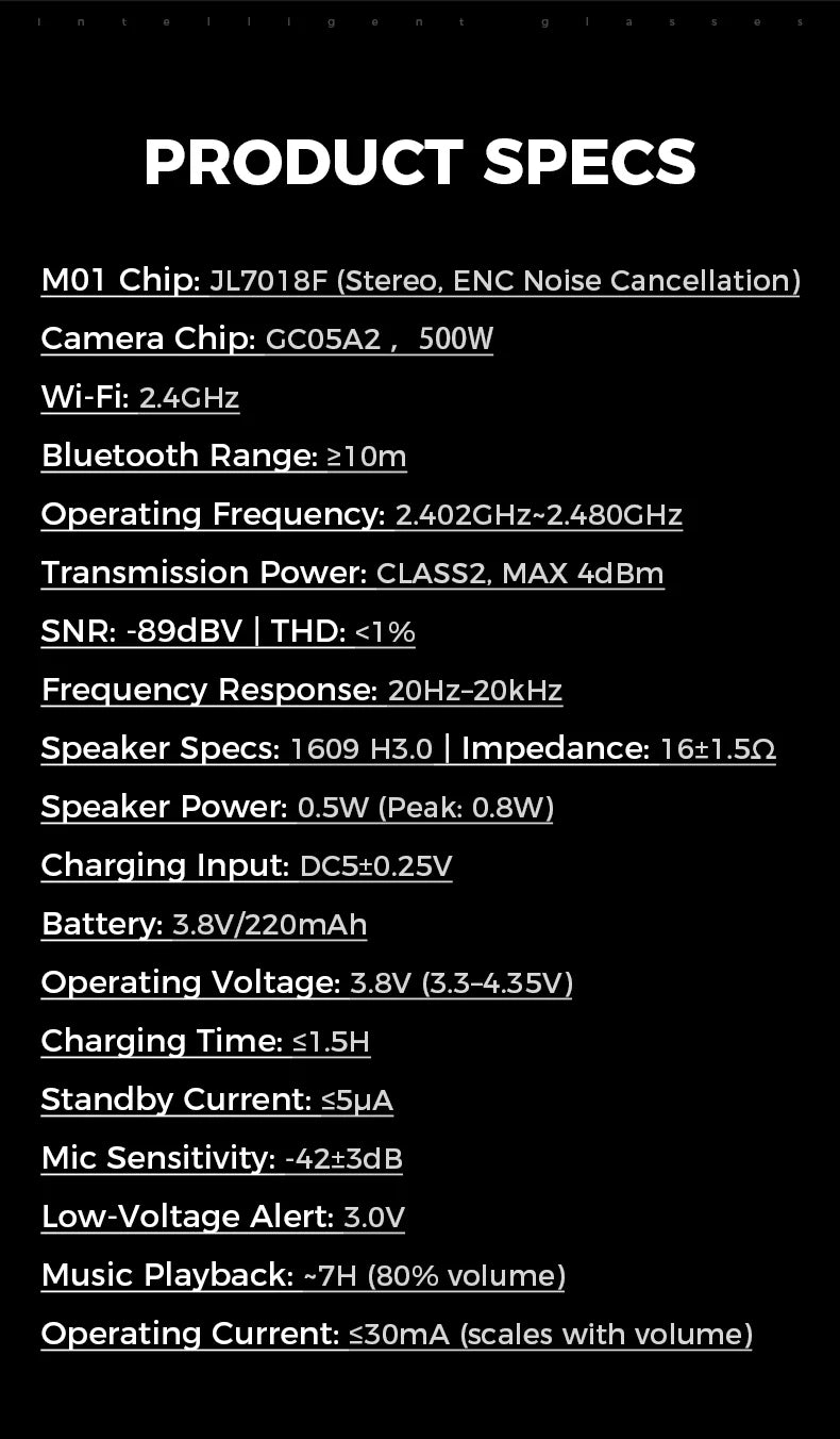 New Technology Bluetooth Call Smart Glasses 2025 Video Recording Camera Sunglasses VR Headset AI Translation Lens for Man Woman