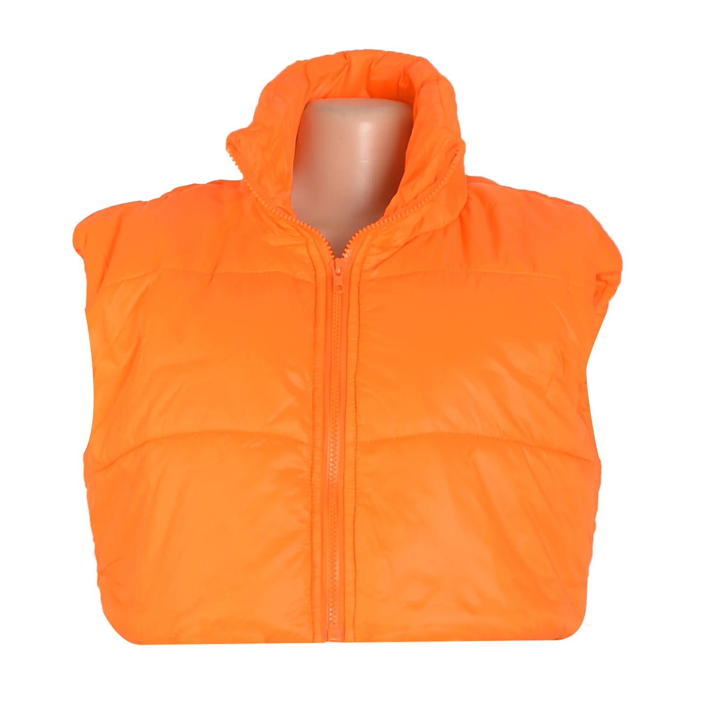 Women's Winter Vest Fashion Faux Leather Padded Jacket Coat Vintage PU Black And White Female Short Waistcoat Chic Clothes Tops