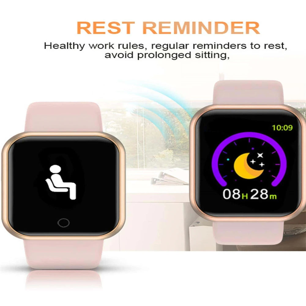 D13 Smart Watch Men Women 116 Plus Sports Mode Running Track Fitness Smart Band Message Reminder Smart Bracelet For Android IOS