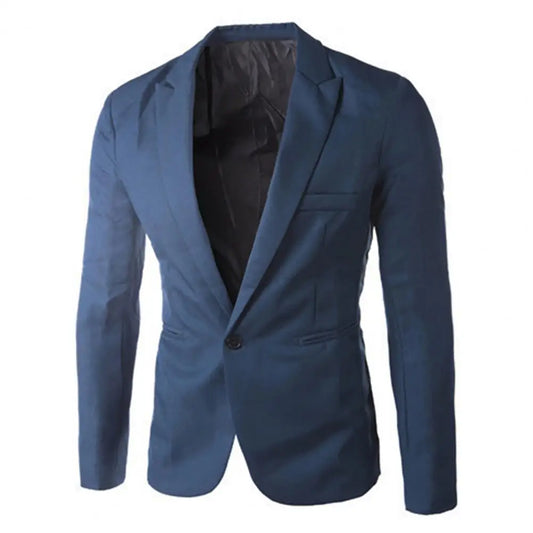Mens Casual Blazers Vintage Work Suit Men Fashionable Suit Spring Summer Formal Slim Fit Blazers Jackets Casual Blazer