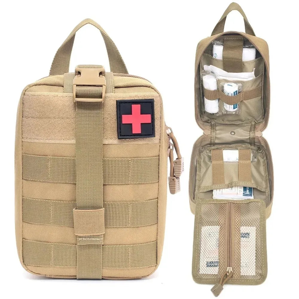 Outdoor first aid medical waist bag outdoor travel storage medical bag molle tactical medical bag