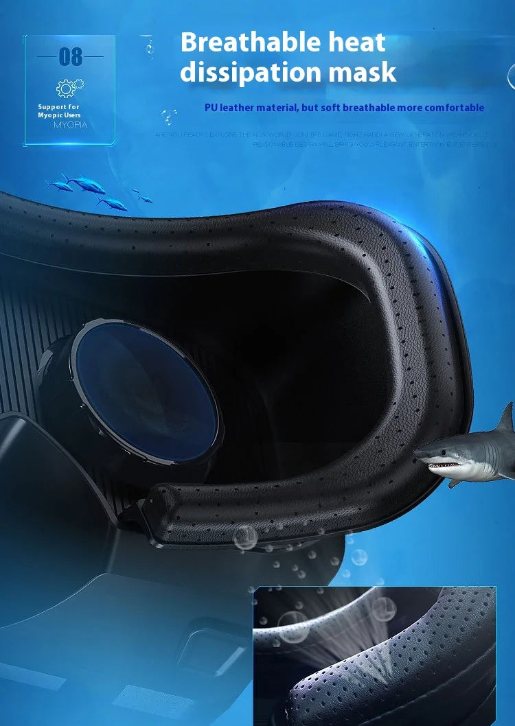 VR SHINECON G04EA 10.0 Virtual Reality Helmet 3D Glasses Casque For Smartphone Smart Phone Goggles Headset Video Game Binoculars