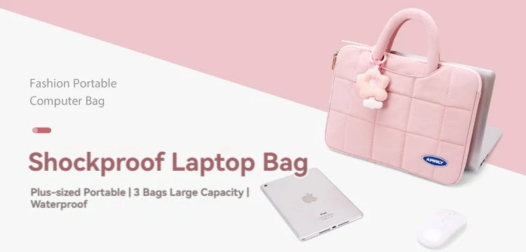 حقيبة كمبيوتر محمول مقاس 13.3 بوصة و14 و15 و15.6 بوصة وغطاء لجهاز ماك بوك إير برو وشاومي وهواوي وآسوس وحقيبة كمبيوتر محمول للرجال والنساء وحقيبة يد محمولة