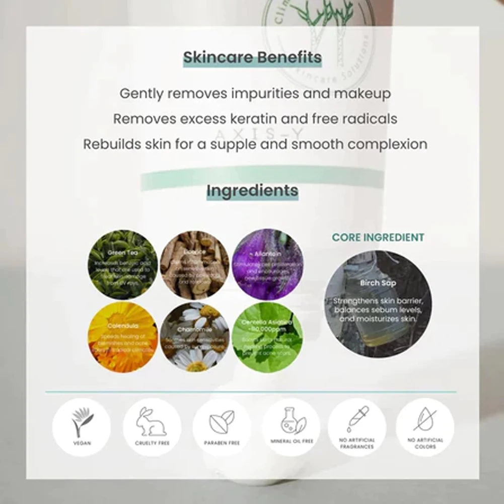 Axis-Y Salicylic Acid Moisturizing Skin Care Series Emulsion Face Cream Cleaning Gel Dark Spot Correcting Glow Serum Skin Care