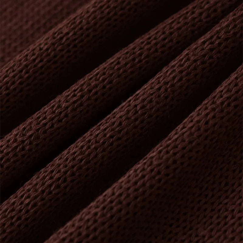 2025 New Women's Casual Fashion Trendy Round Neck Wide Sleeve Comfortable Knitted Sweater Top Yellow Blouse Daily Outlooks