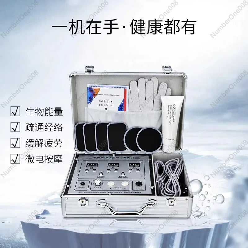 جهاز تدليك كهربائي حيوي لخطوط الطول - علاج كامل للجسم وإزالة انسداد خطوط الطول من أجل الصحة والعافية