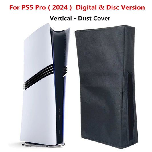 Vertical Dust Cover For PS5 Pro Console Protective Cover Anti-Scratch Dust Proof Protector For PS5 Pro Digital and Disc Edition SwiftNest