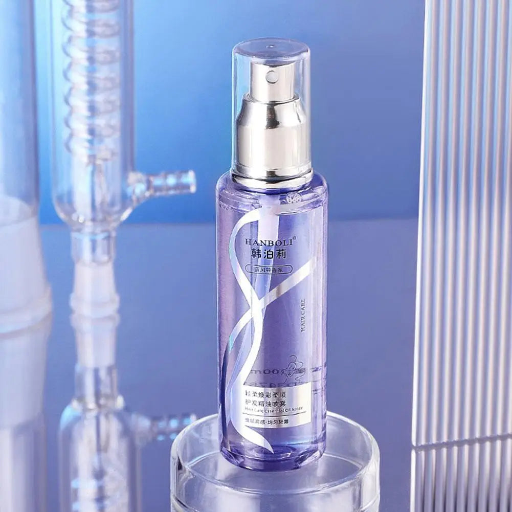 70 مل بخاخ زيت عطري للعناية بالشعر، زيت عطري خفيف وناعم يدوم طويلاً، يغذي الشعر بعمق، منتجات العناية بالشعر