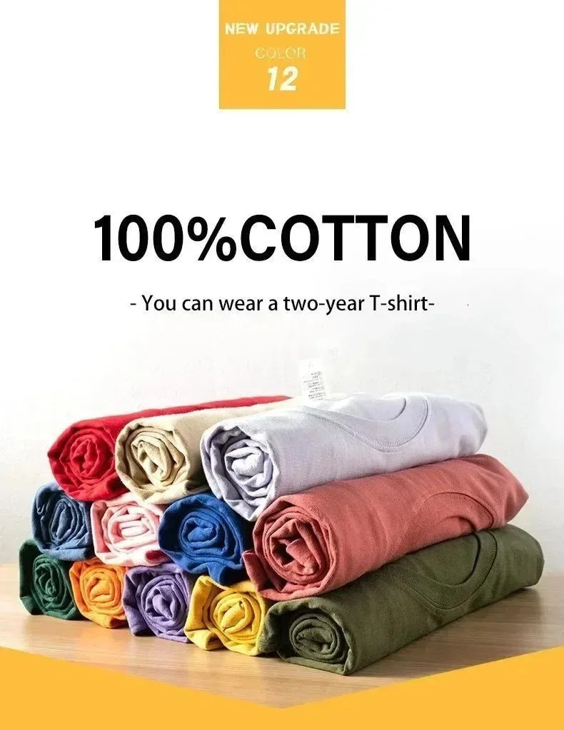 Outdoor Sports 2025 peripheral pattern printed pure cotton T-shirts for men and women in summer, autumn and winter