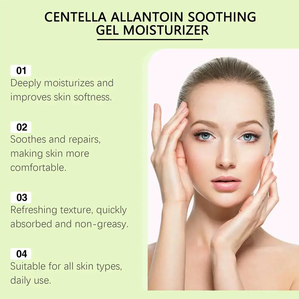 جل سنتيلا اسياتيكا المرطب والمهدئ للوجه، جل ترطيب عميق وإصلاح للعناية بالبشرة للنساء