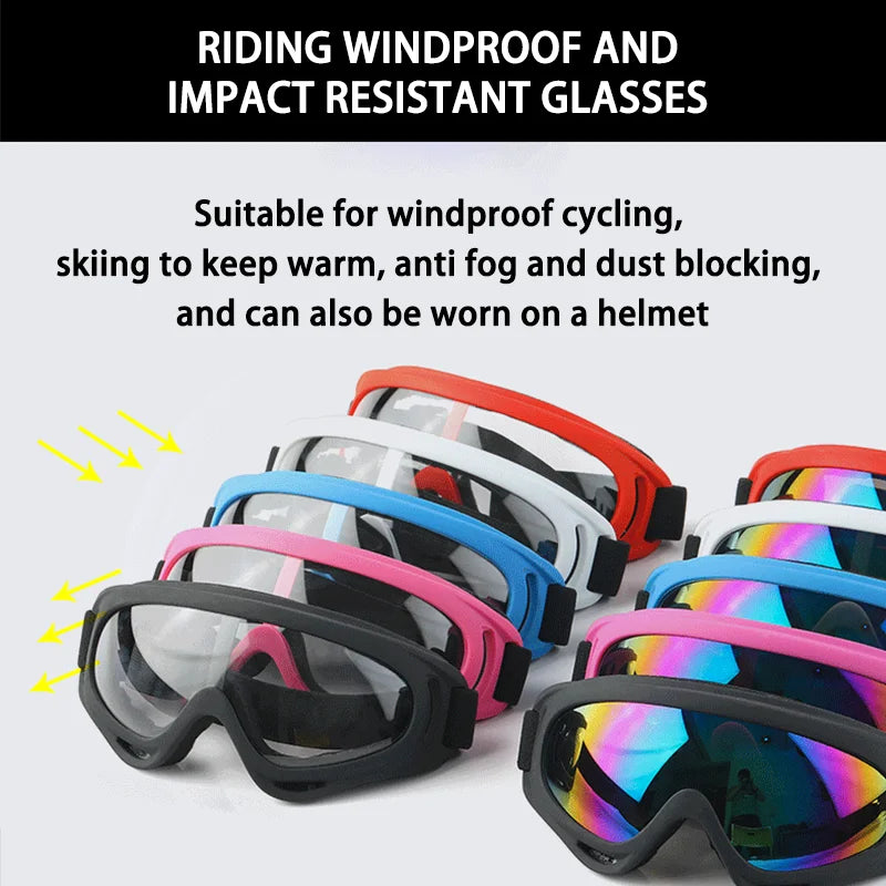 Outdoor Goggles, Ski Goggles, Windproof Goggles, Bicycle and Motorcycle Riding Glasses, Sports Glasses, Ski Goggles