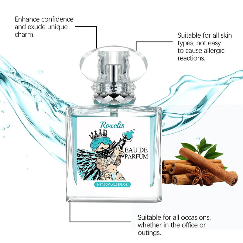 Men's Pheromone Cologne Fruity Fragrance Men Exude Charm Warm Fragrance Lasting Fragrance Portable Fresh Nature Bergamot Perfume SwiftNest