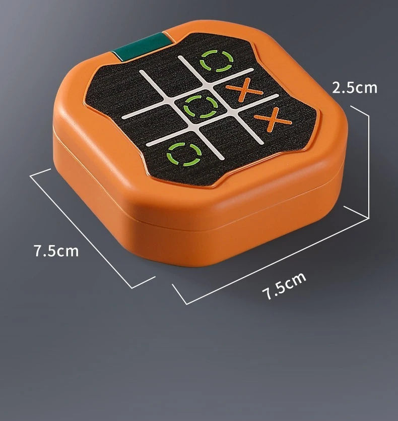 New Kids Electronic Toys Tic Tac Toe Game Noughts and Crosses Game Memory Training Infinite Portable Travel Games for Kids Adult