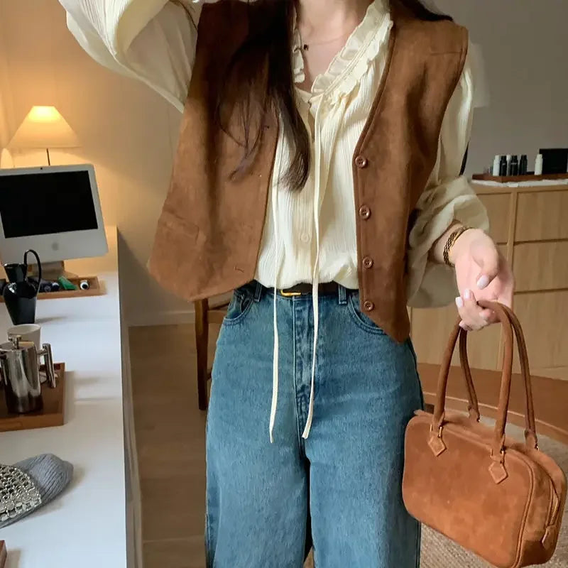 سترات أنيقة للنساء، معطف ربيعي وخريفي، مناسب لجميع المناسبات، كاجوال، موضة كورية، أناقة هاراجوكو، ملابس الشارع، أناقة نسائية