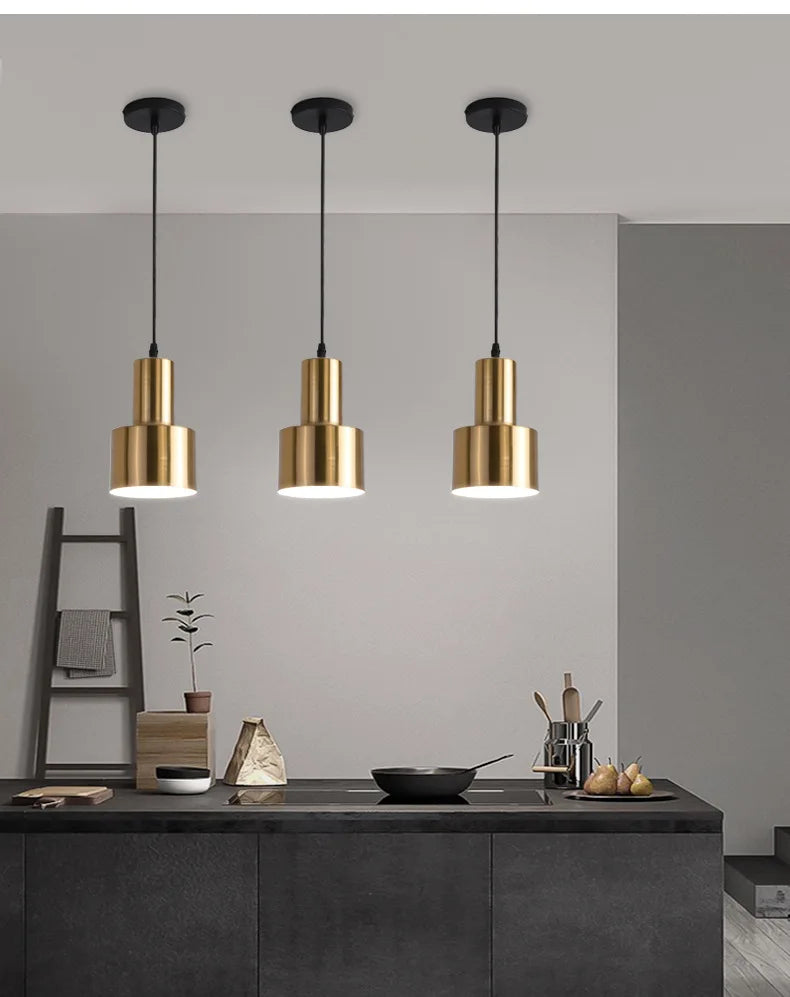 ثريا بجانب السرير بسيطة وحديثة لغرفة النوم وغرفة المعيشة وخلفية الجدار الخفيفة غرفة الطعام الإبداعية ثريا برأس واحد