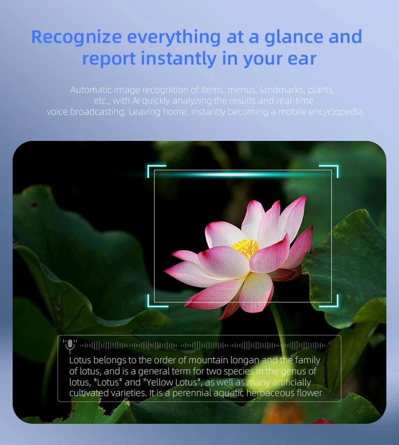 New Wifi AI Smart Glasses HD1080P Anti-shake Camera Video Glasses Voice Call Noise Reduction Wireless Bluetooth Headset Goggles