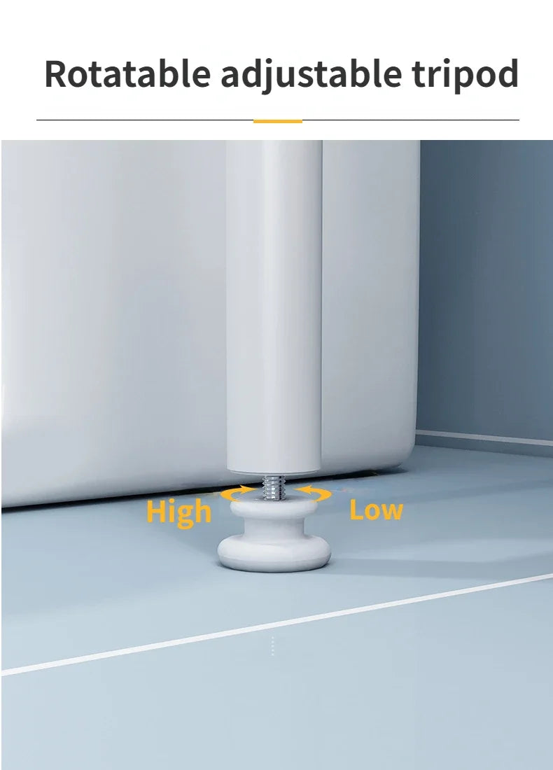 رفوف الحمام والمرحاض، رف تخزين على الأرضية، رف المرحاض، رف تخزين حوض الغسالة بدون ثقب، رف جداري