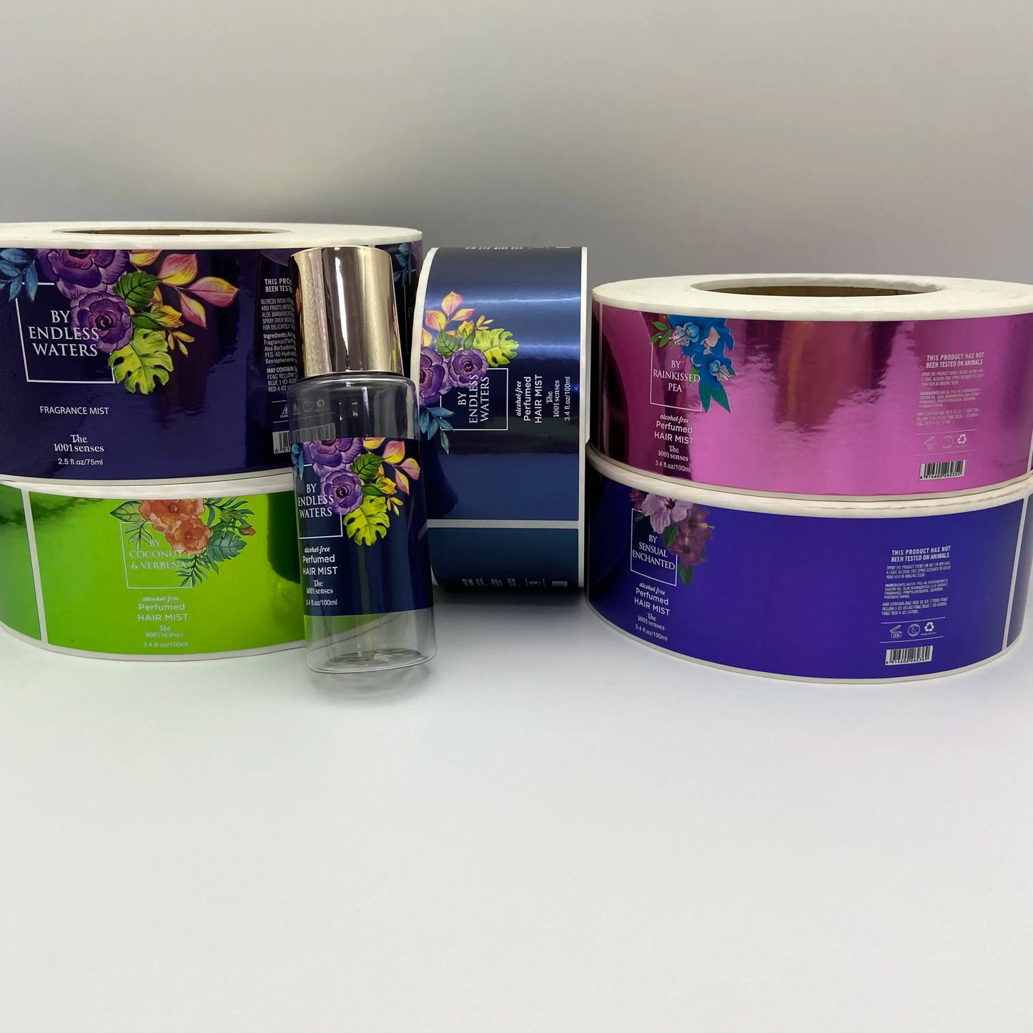 Custom Cosmetic Labeling Waterproof Oil-resistant Beauty Product Packaging Labels Personalized Skincare Labeling