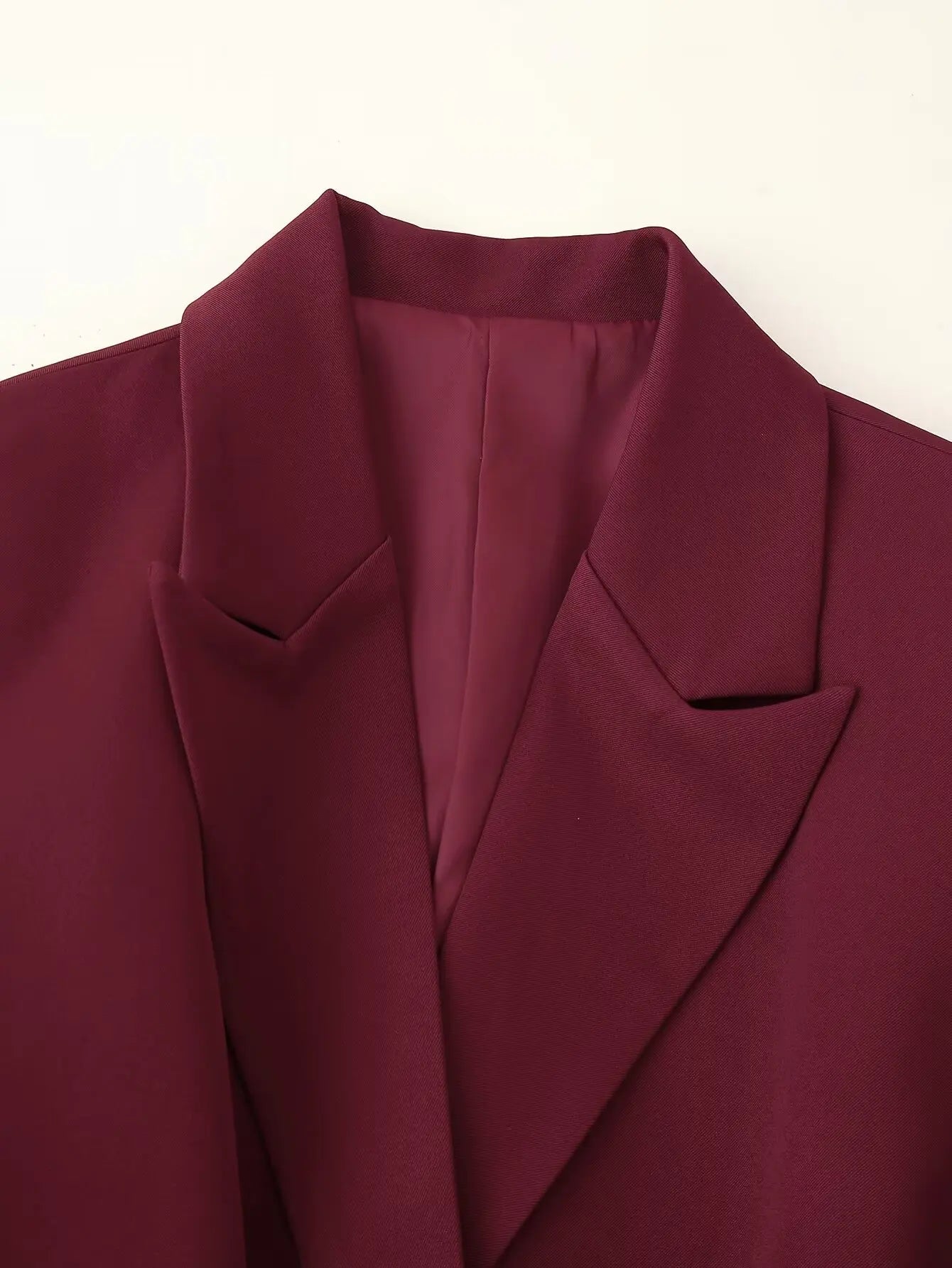 Womens Fashion Blazer Wide Shoulders Waist Tie Long Sleeve Blazer Stylish And Versatile Suitable For Workplace And Casual Wear