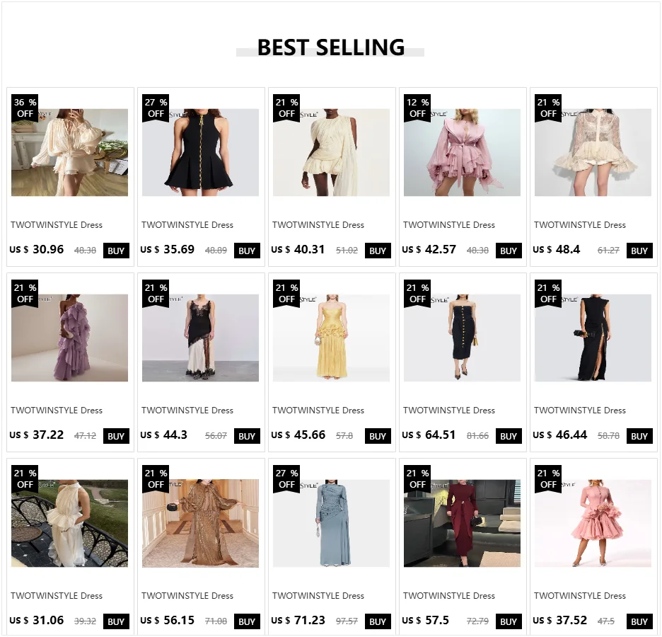 TWOTWINSTYLE Minimalist Dresses For Women V Neck Cloak Sleeve High Waist Ruffles Irregular Summer Dress Female Fashion Clothing