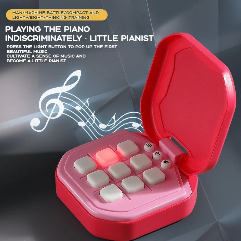 New Kids Electronic Toys Tic Tac Toe Game Noughts and Crosses Game Memory Training Infinite Portable Travel Games for Kids Adult